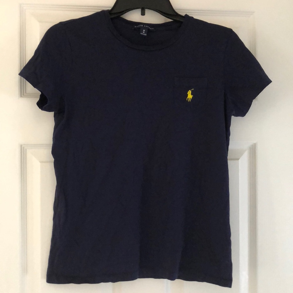 Navy Polo Ralph Lauren T-shirt with pocket